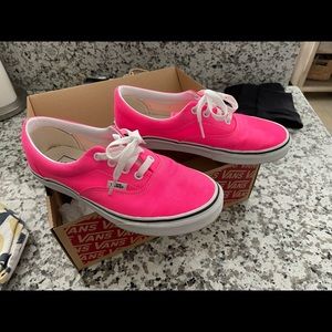Hot Pink Vans. Size US 7.5